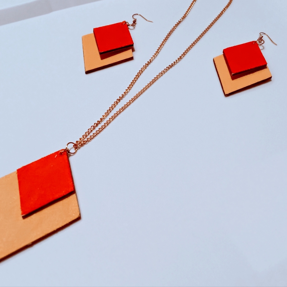 Diamond Necklace Set by Skye's Creations